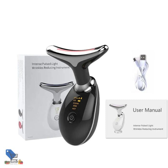 LUMI SKIN™  Masajeador facial con luz LED