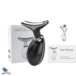 LUMI SKIN™  Masajeador facial con luz LED