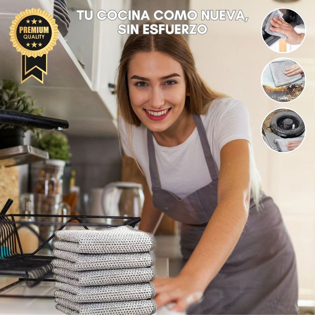 Paños DuraMax Multiusos x 10 unidades™  ¡Limpieza poderosa, sin esfuerzo!