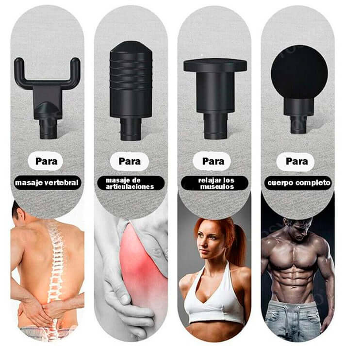 Último día de oferta ✅Masajeador PROFESIONAL INÁLAMBRICO 5 en 1 + BONO DE REGALO GRATIS