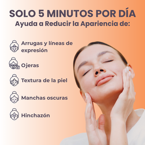 LUMI SKIN™  Masajeador facial con luz LED