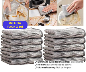 PACK X10 PAÑOS MAGICOS PARA COCINA