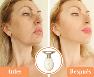 LUMI SKIN™  Masajeador facial con luz LED