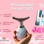 FACELUX - Masajeador facial 7LED en 1